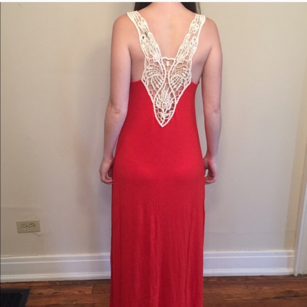 Last 2! Crochet Back Maxi